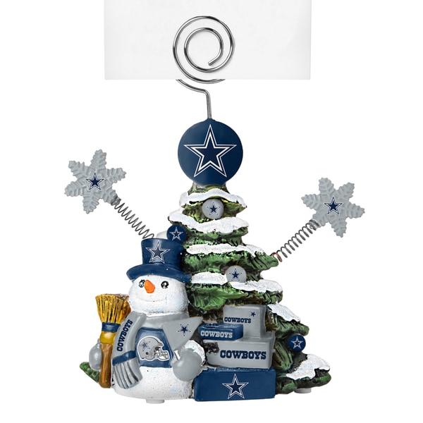 Dallas Cowboys Cast Porcelain Tree Photo Holder