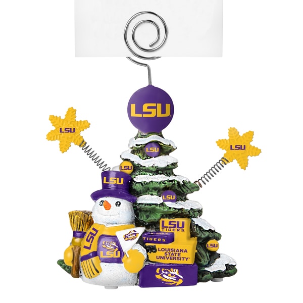 LSU Tigers Cast Porcelain Tree Photo Holder