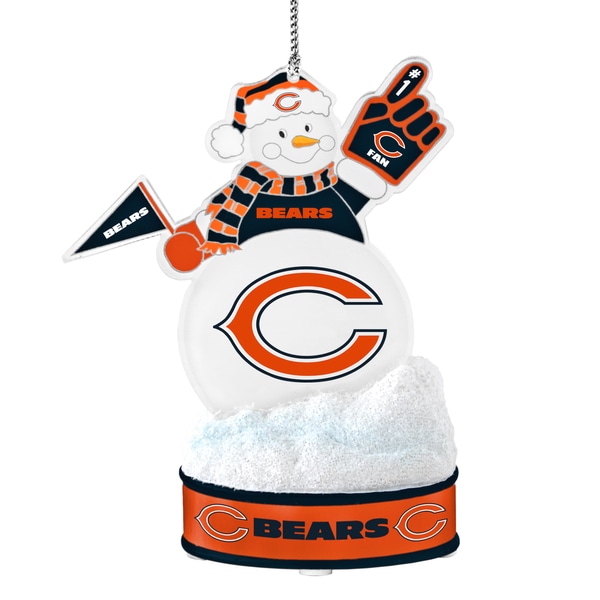 Chicago Bears LED Snowman Ornament