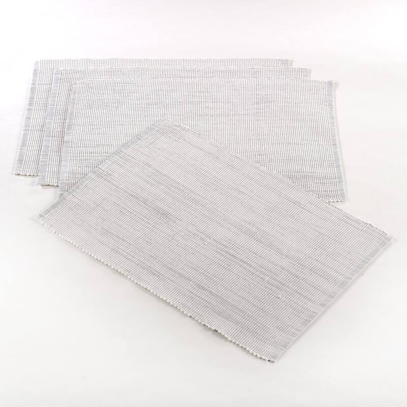 Shimmering Design Ribbed Placemat (Set of 4)