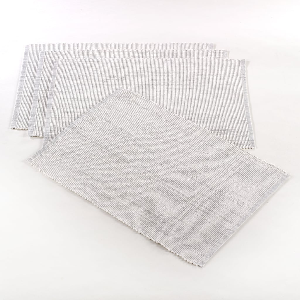 Shimmering Design Ribbed Placemat (Set of 4)