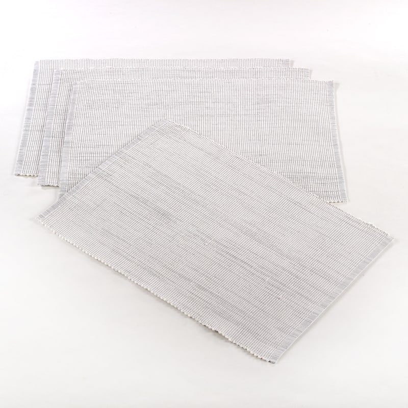 Shimmering Design Ribbed Placemat (Set of 4)