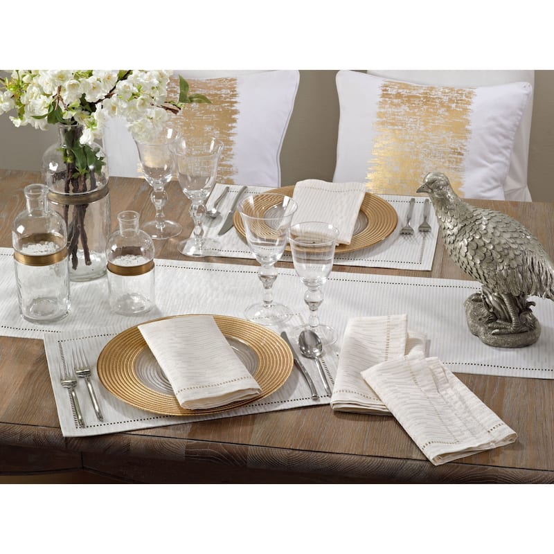 Hemstitched Design Placemat (Set of 12)