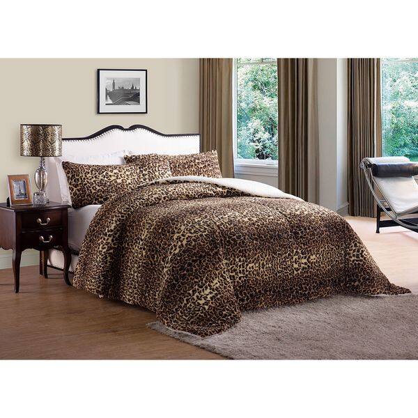 Shop Vcny Animal Faux Fur Comforter Free Shipping Today