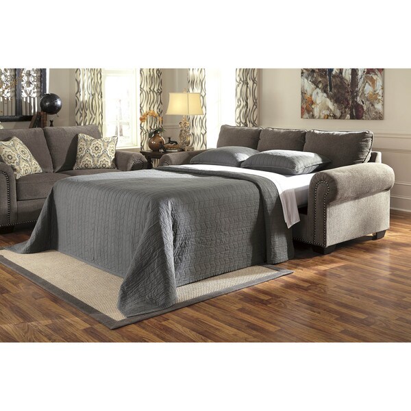 Signature Design By Ashley Emelen Alloy Queen Sofa Sleeper Signature Design By Ashley Emelen Alloy Queen Sofa Sleeper