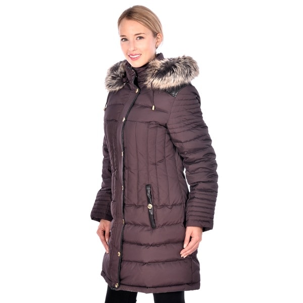 Shop Women's 'Melbourne' Down Coat - Free Shipping Today - Overstock ...