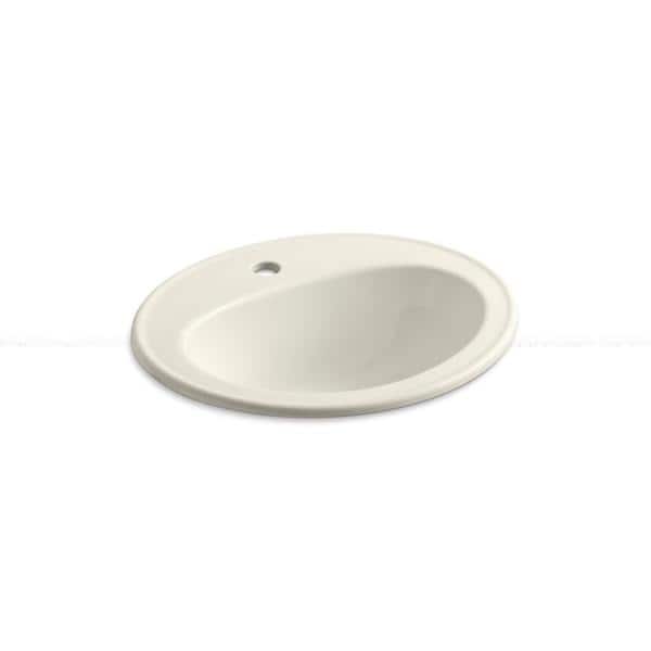 Kohler Pennington® DropIn Bathroom Sink with Single Faucet Hole