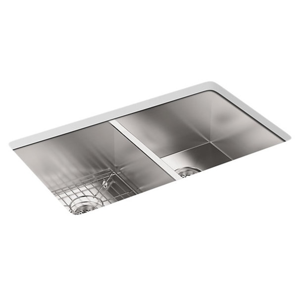 ... Rimming/Undercounter Stainless Steel 33x22x9.3125 3-Hole Kitchen Sink