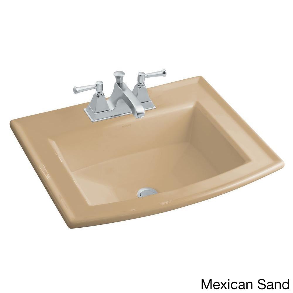 Kohler Archer® DropIn Bathroom Sink with 8" Widespread Faucet Holes