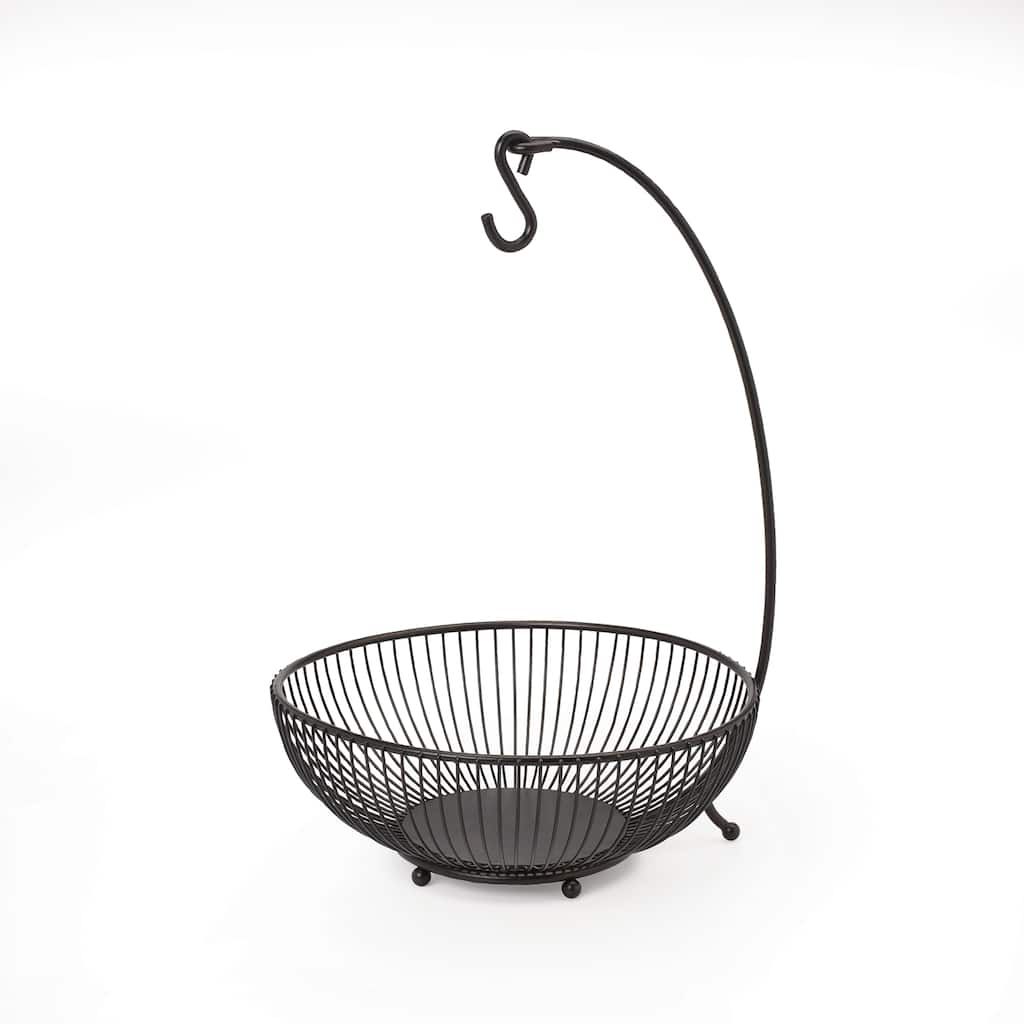 Gourmet Basics by Mikasa 2 Tier Basket With Banana Hook