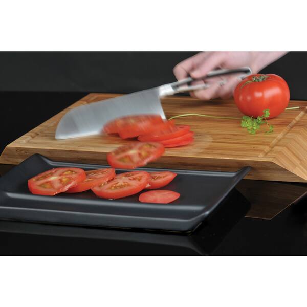 Berghoff Bamboo Cutting Board With 4pc Flexible Plastic Cutting