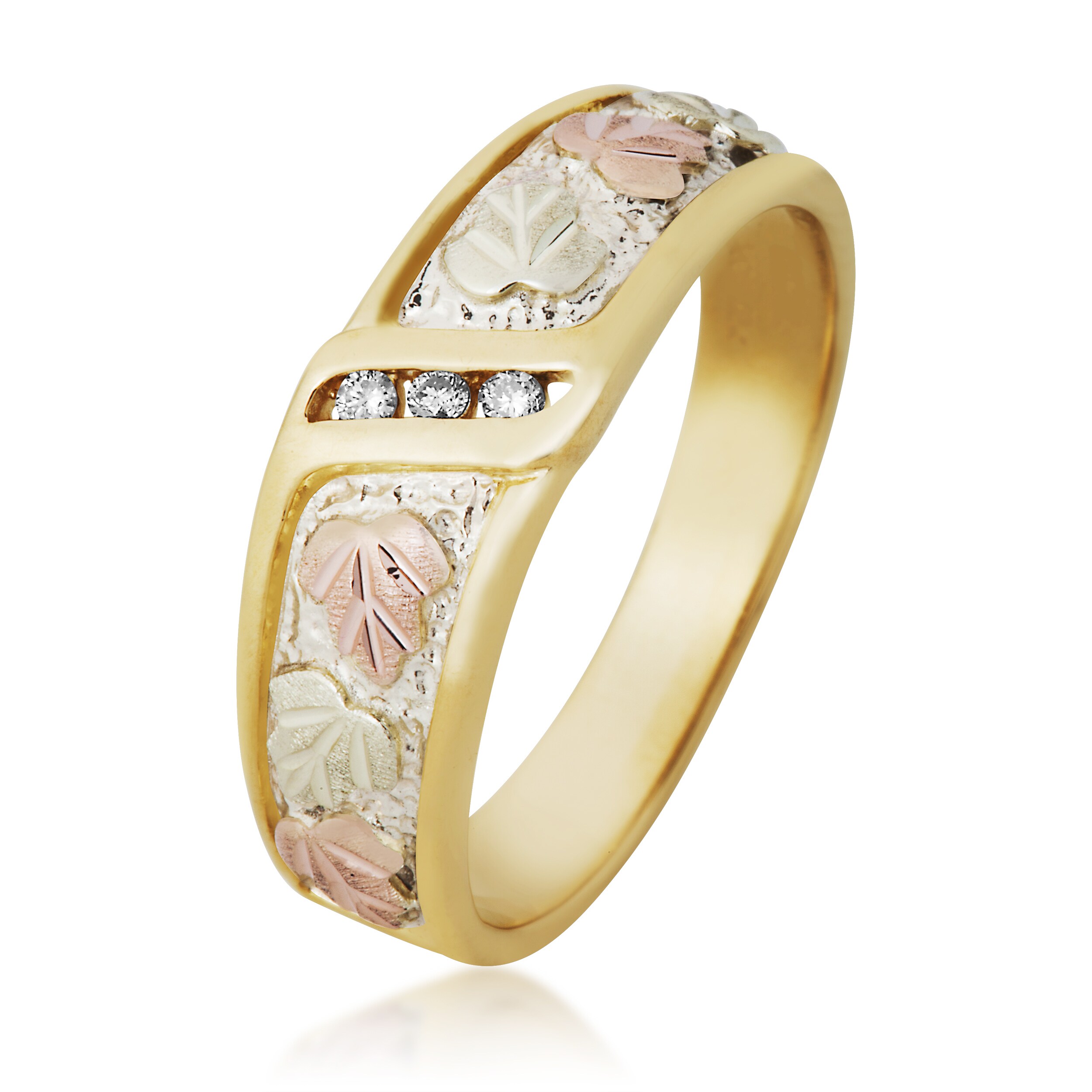 Black Hills Gold Men's Diamond Accent Ring eBay