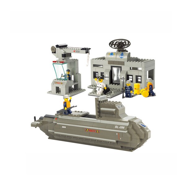 Sluban Interlocking Bricks Nuke Submarine M38-B0123