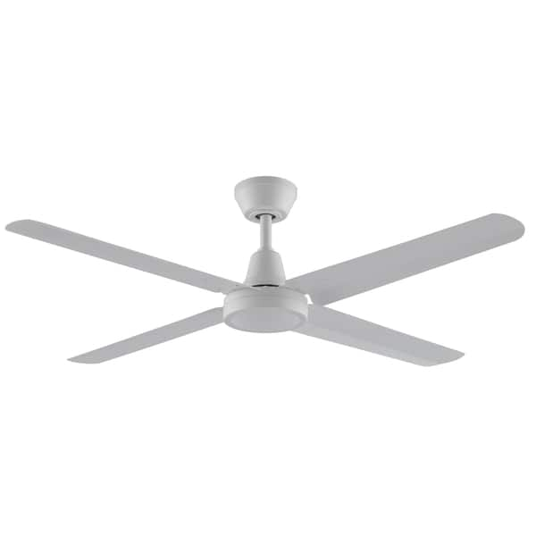 Shop Fanimation Ascension 4 Blade Matte White Ceiling Fan