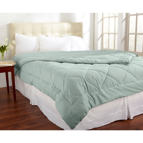 Amazon.com: Home Design Mini Stripe Down Alternative Comforter ...