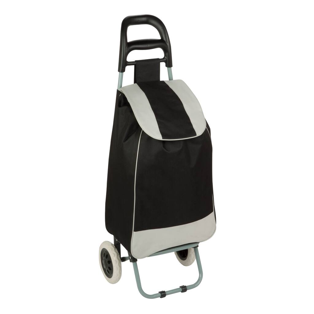 Honey-Can-Do rolling fabric cart, black