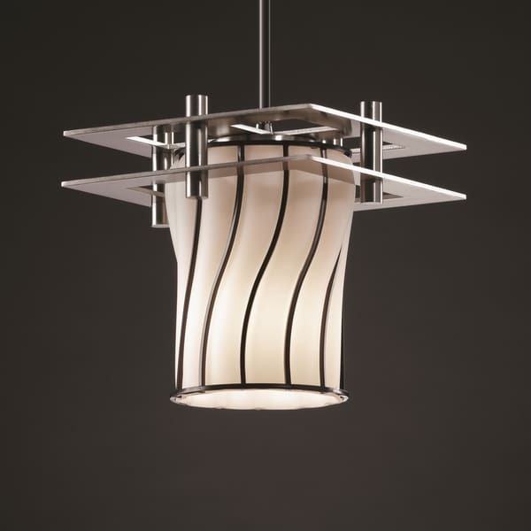 metropolis pendant shade with opal glass