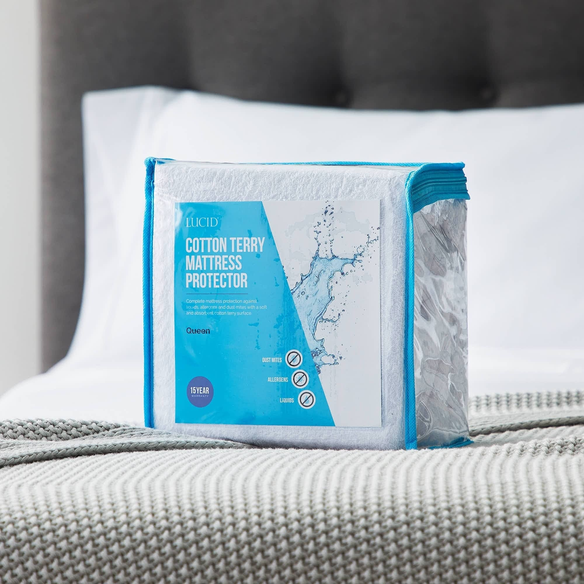 2 Pack Premium Hypoallergenic/Waterproof Mattress Protector - Bed Bath &  Beyond - 33757792