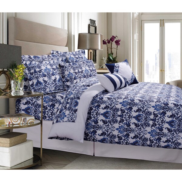 Catalina 5 Piece Printed Cotton Oversize Duvet Cover Set Free Catalina 5 Piece Printed Cotton Oversize Duvet Cover Set