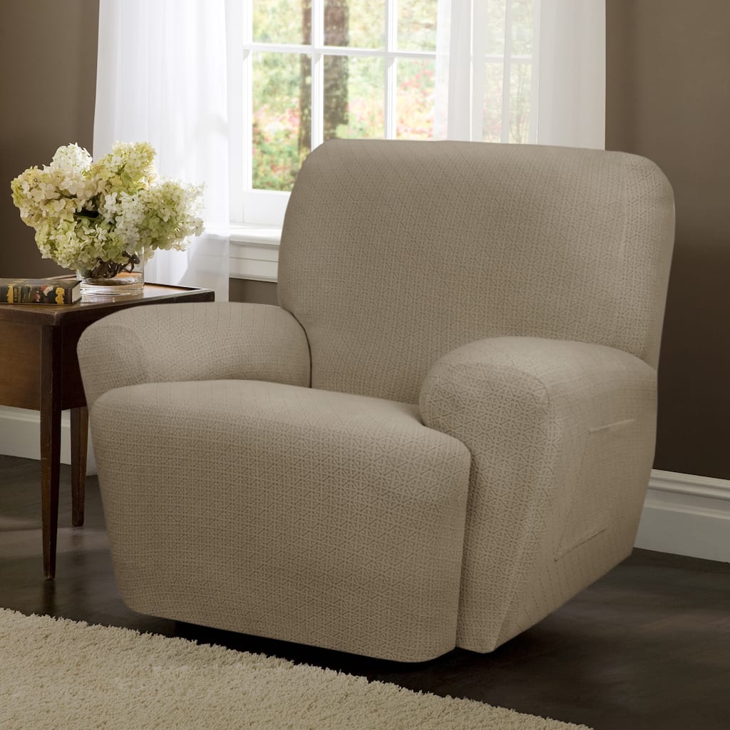 Maytex Torie 4-piece Stretch Recliner Slipcover - 30-40" wide/37" high/38" deep