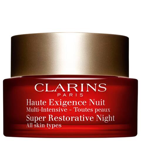 Clarins Super Restorative Night Cream - Gold/Red/White