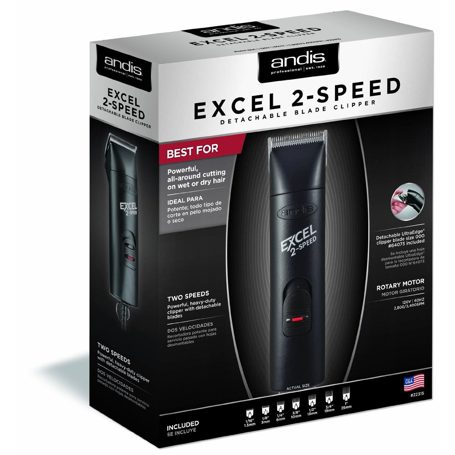 andis excel 2 speed