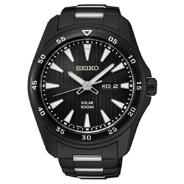 seiko solar 100m mens watch