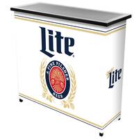 Miller Lite Portable Bar with Case - Retro Design
