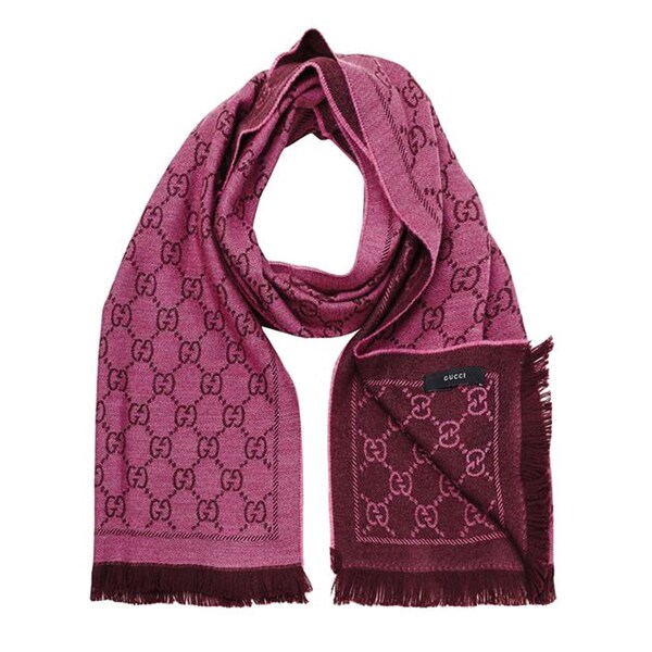 Gucci Women's Pink Scarf - Free Shipping Today - Overstock.com - 17759692