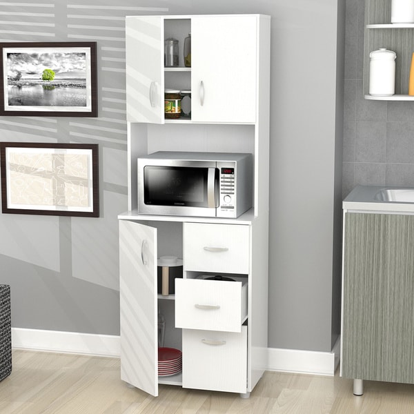 Inval Tall Kitchen Storage Cabinet Free Shipping Today 