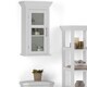 preview thumbnail 1 of 9, WYNDENHALL Hayes 26.9 inch H x 15 inch W Single Door Wall Cabinet Pure White