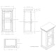 preview thumbnail 11 of 9, WYNDENHALL Hayes 26.9 inch H x 15 inch W Single Door Wall Cabinet
