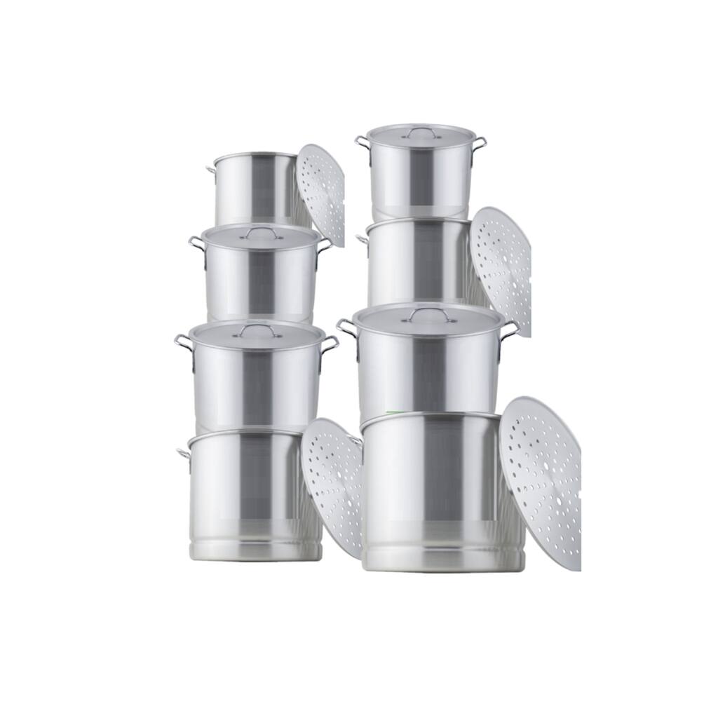 16-piece Aluminum Steamer Pot Set