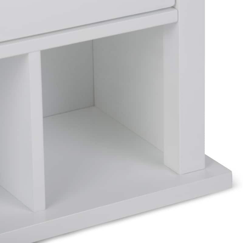 WYNDENHALL Hayes 30 inch H x 23.6 inch W Two Door Wall Bath Cabinet with Cubbies