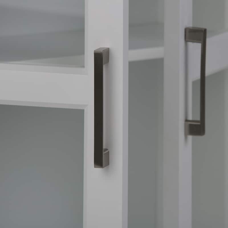 WYNDENHALL Hayes 30 inch H x 23.6 inch W Two Door Wall Bath Cabinet with Cubbies