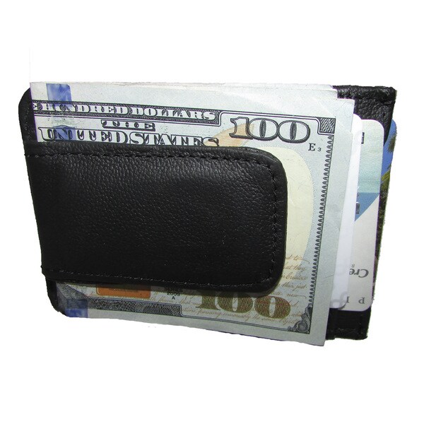 Shop Continental Leather Executive Money Clip Front Pocket Bifold Wallet - Overstock - 10700567