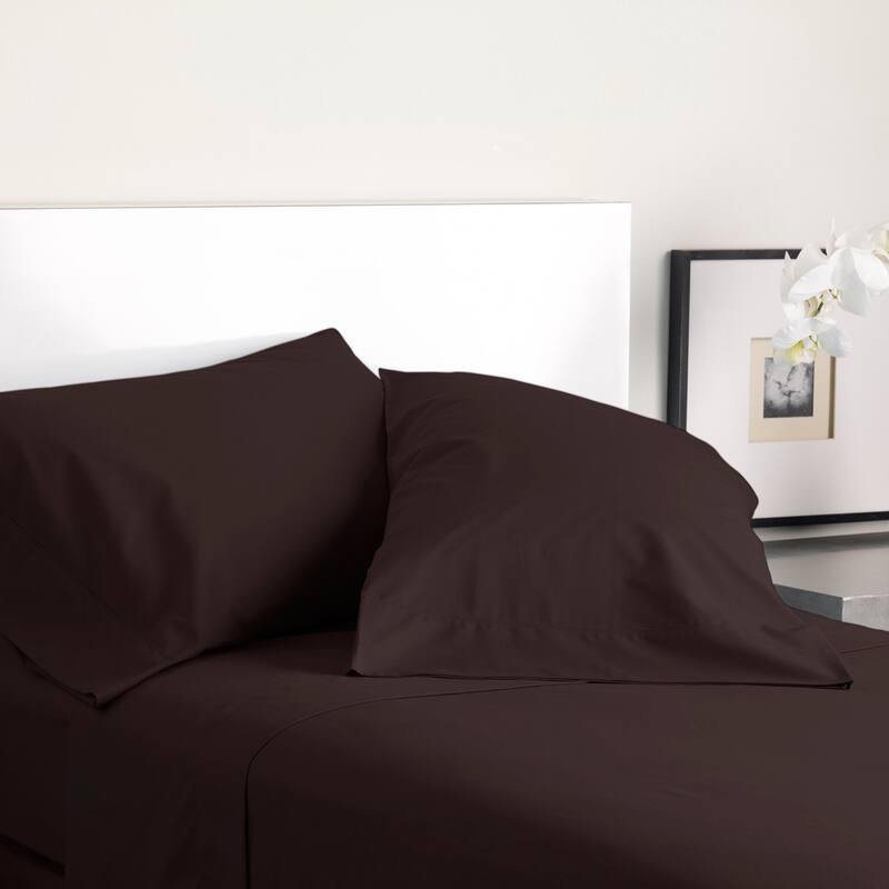 Modern Living Solid Bed Sheet Set or Pillow Cases