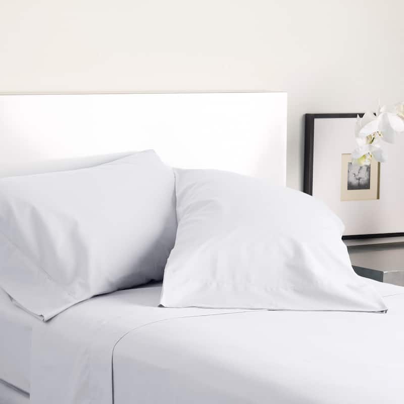 Modern Living Solid Bed Sheet Set or Pillow Cases