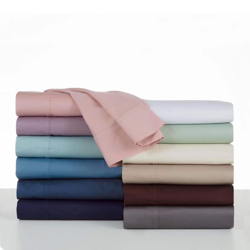 Modern Living Solid Bed Sheet Set or Pillow Cases