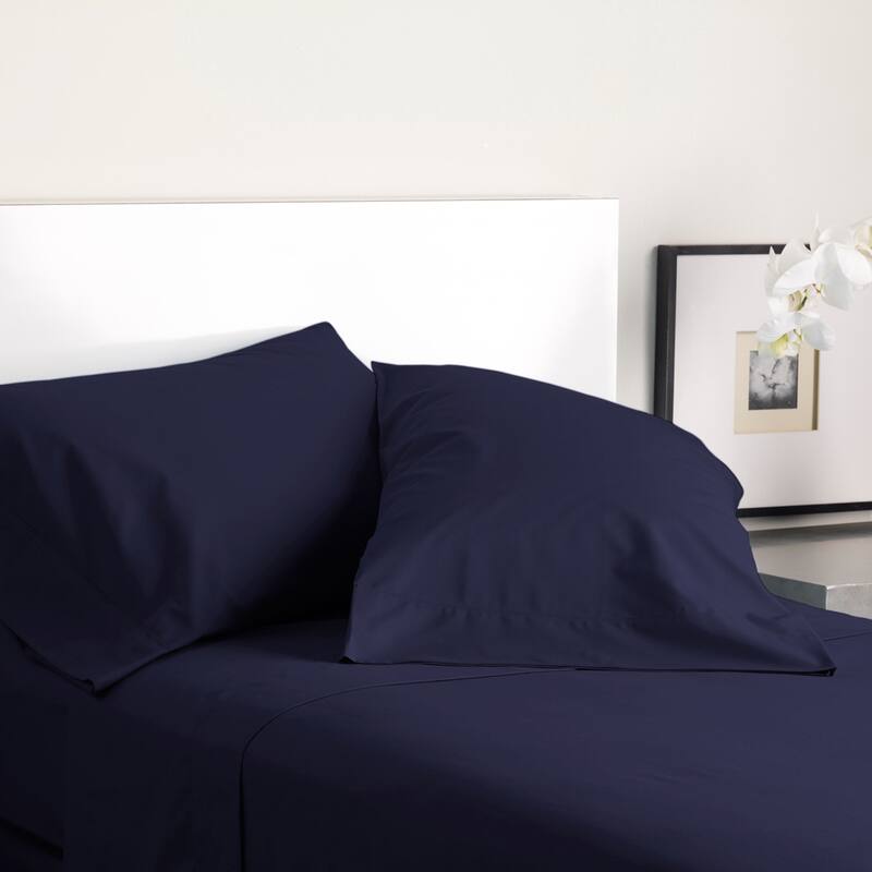 Modern Living Solid Bed Sheet Set or Pillow Cases