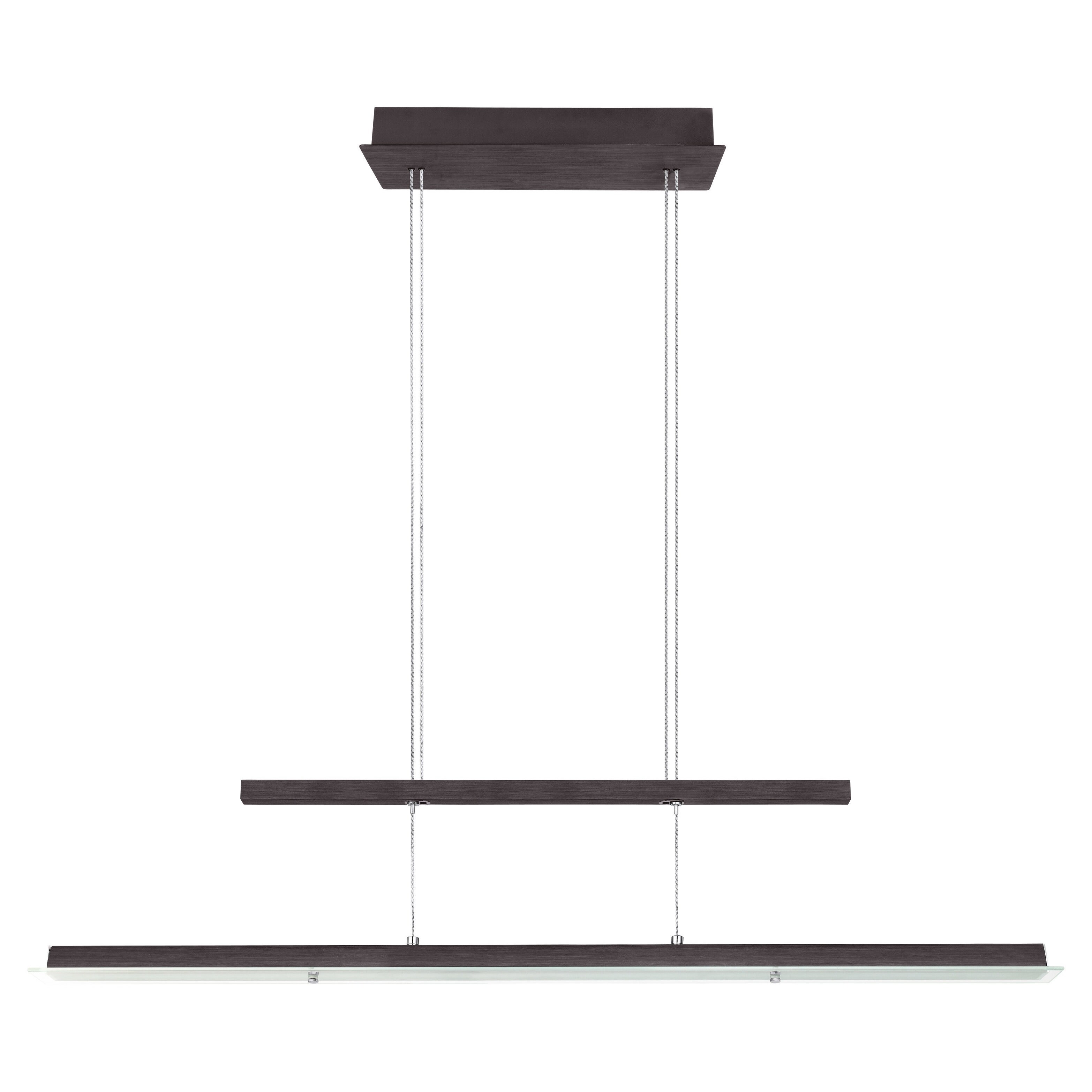 Shop Eglo Rufo 1 Light 36w Led Linear Adjustable Pendant With