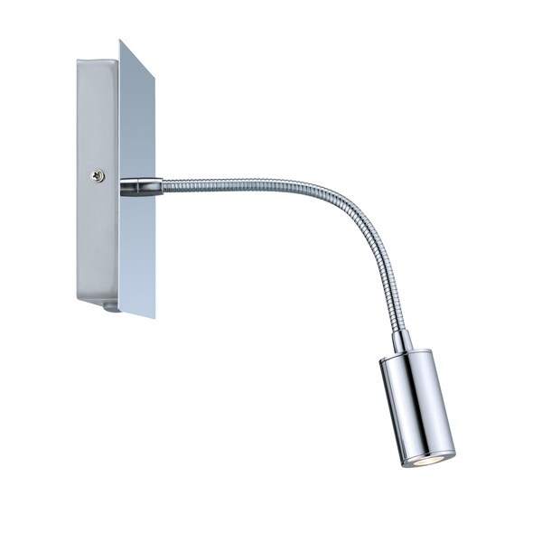 shop eglo lire 1 light 5w led gooseneck wall light with chrome finish free shipping today shop eglo lire 1 light 5w led gooseneck wall light with chrome finish free shipping today
