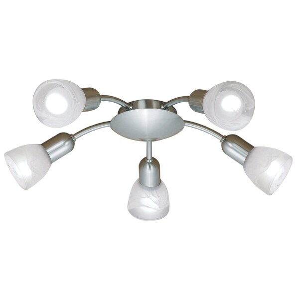 Eglo Dakar 5-light Track Light in Matte Nickel
