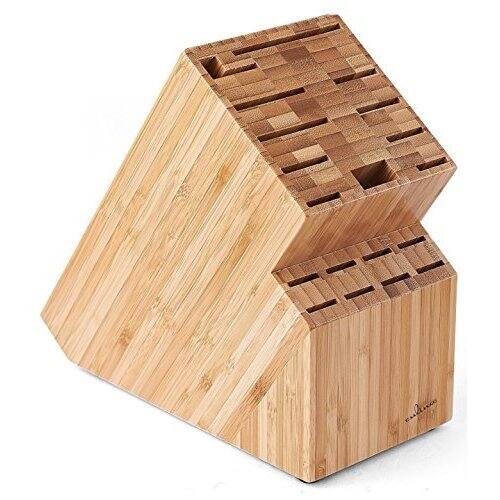 Culina Bamboo 19-insert Countertop Knife Block