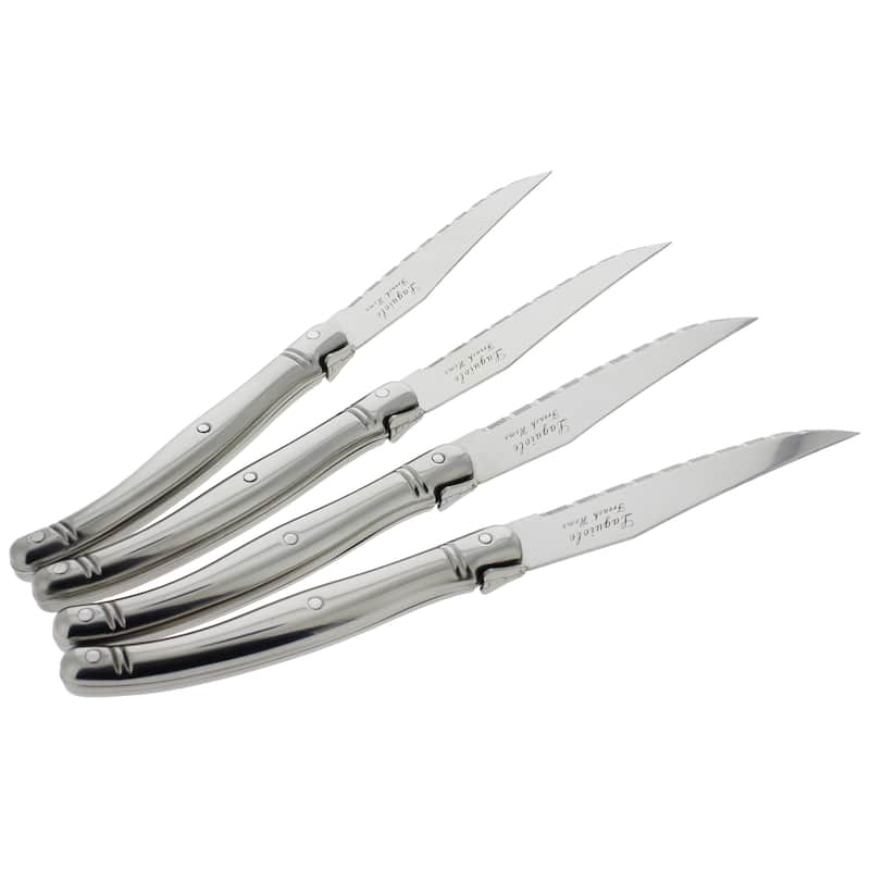 French Home Laguiole Stainless Steel Steak Knives (Set of 4)