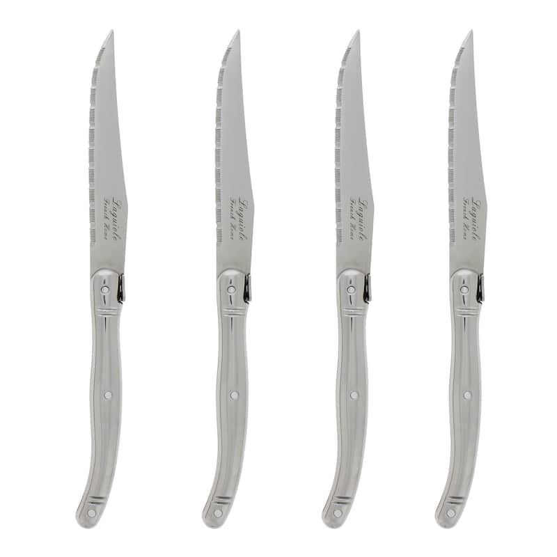 French Home Laguiole Stainless Steel Steak Knives (Set of 4)
