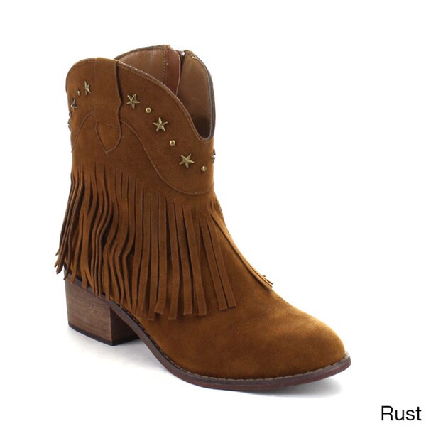 womens western style booties
