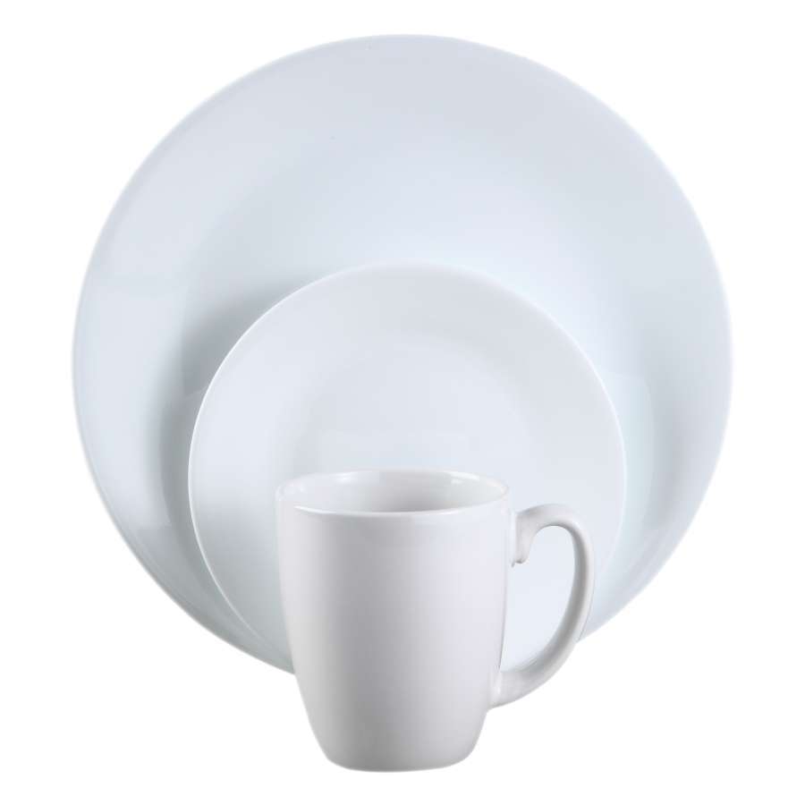 Corelle Livingware 16-Piece Winter Frost White Set