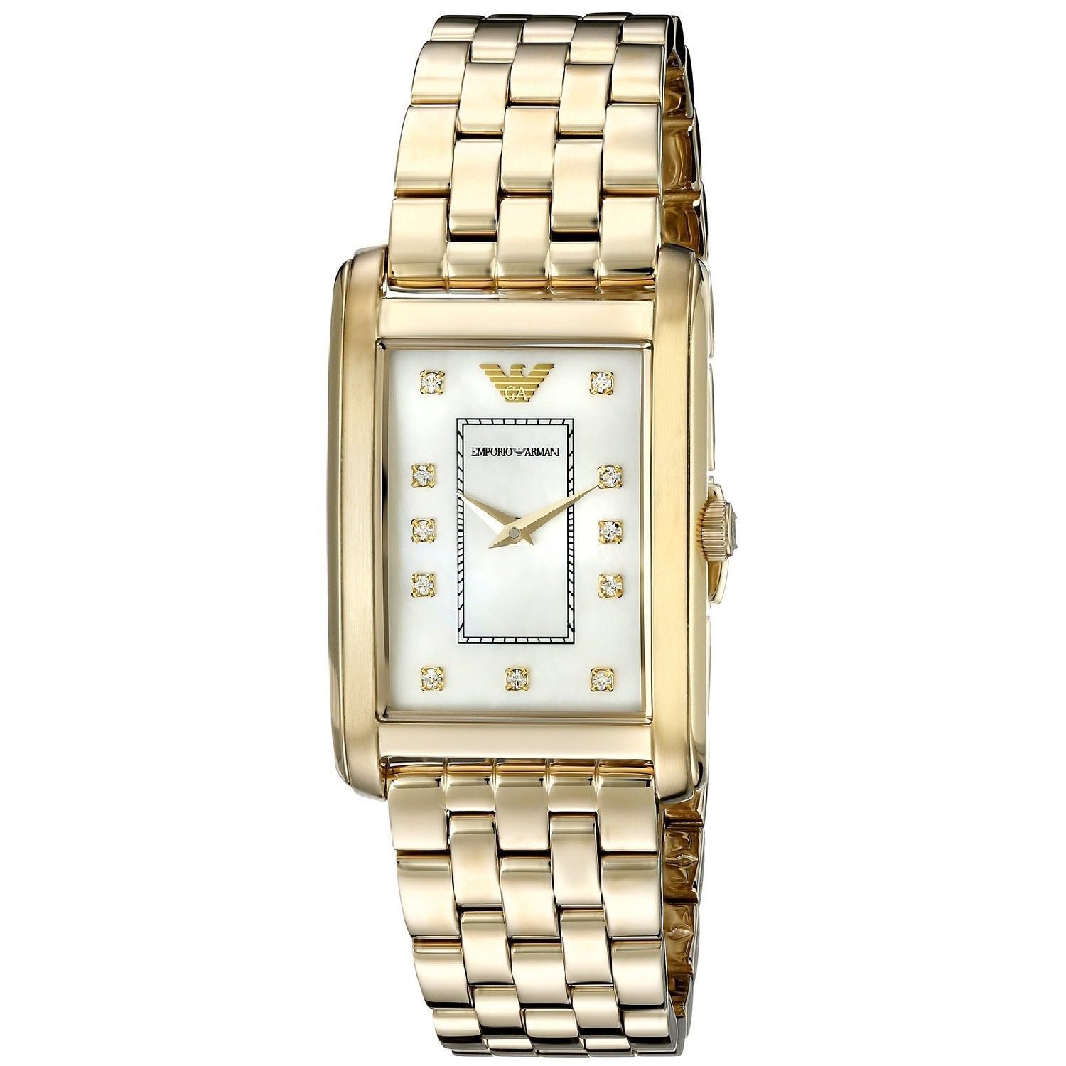 womens gold armani watch