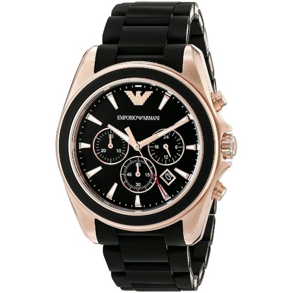 emporio armani back stainless steel